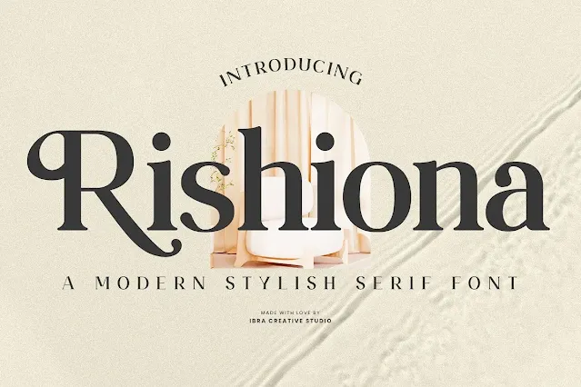 Rishiona Serif Font