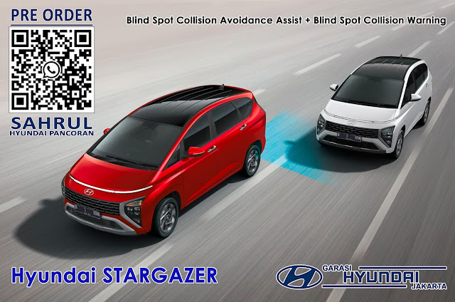 Hyundai Smartsense Blind-spot Collosion Warning (BCW) plus Blind-Spot Collosion-avoidance Assist (BCA - Dari Parkir Paralel)