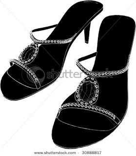 beautiful female sandals