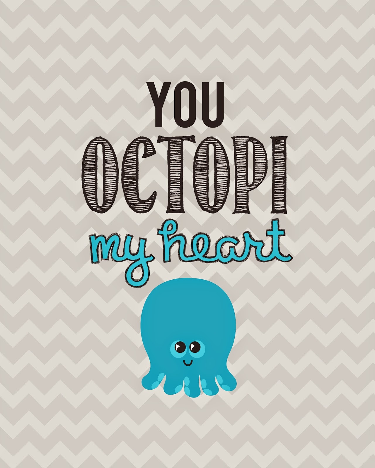 You Octopi My Heart baby printable from Craftastical!