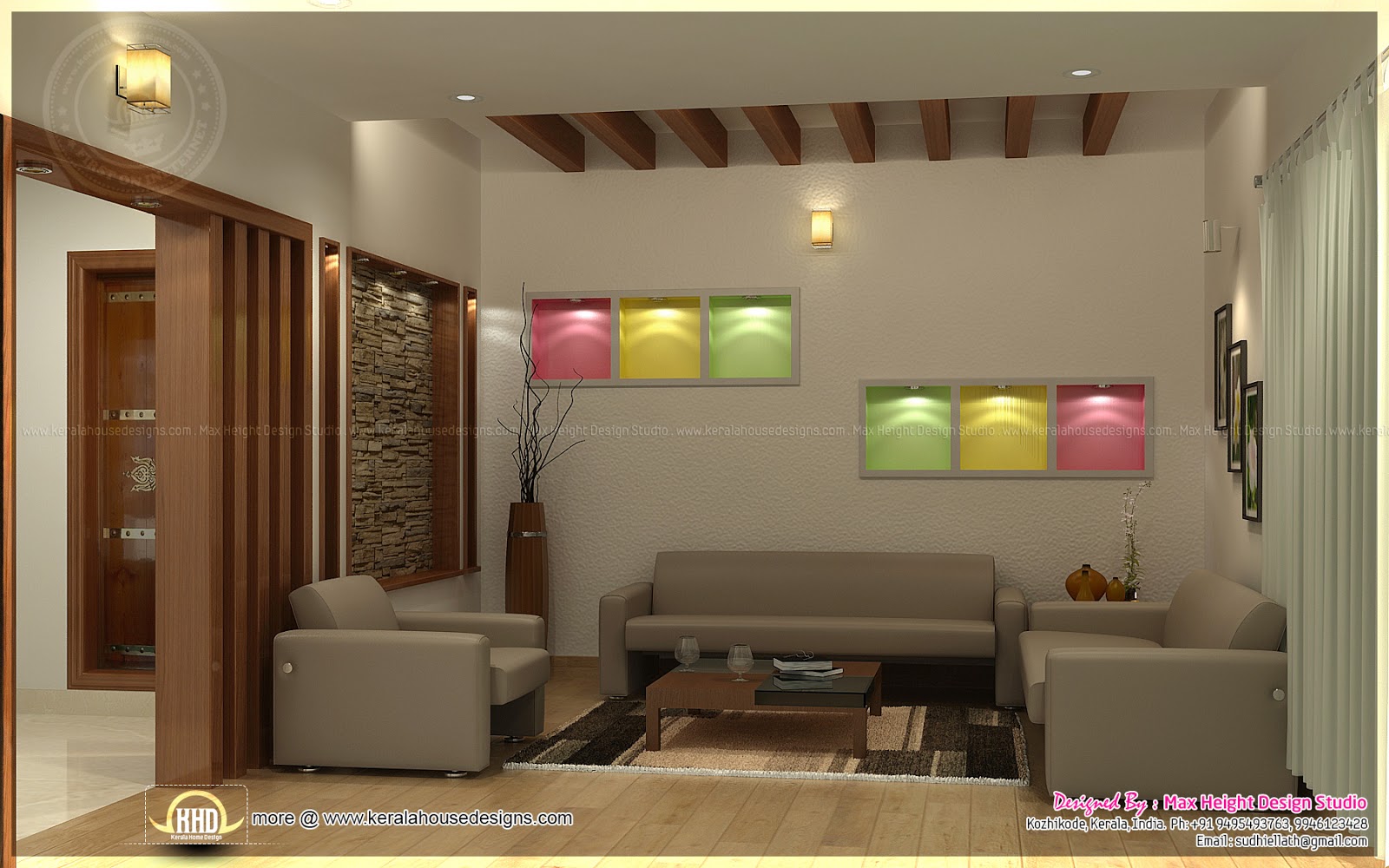 Beautiful interior ideas  for home Kerala home design  and 