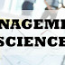 Reflection on Management Science