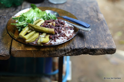 prato feito, rosa bernardes, arroz, feijão, salada, comida da roça