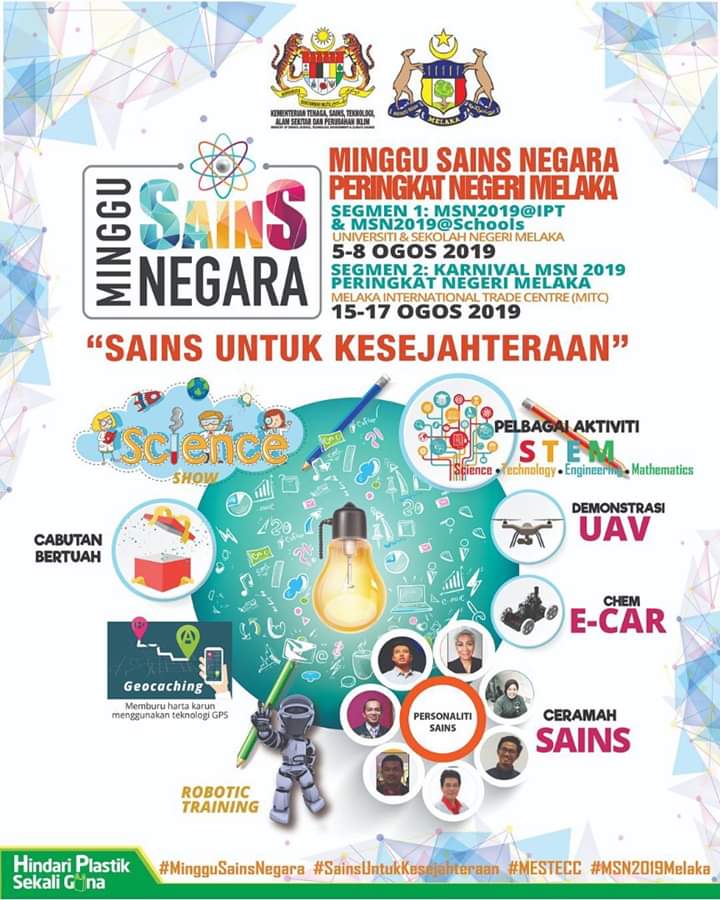 Minggu Sains Negara 2019 Negeri Melaka - Munaz Bagus