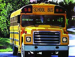 School buses have very large grills.