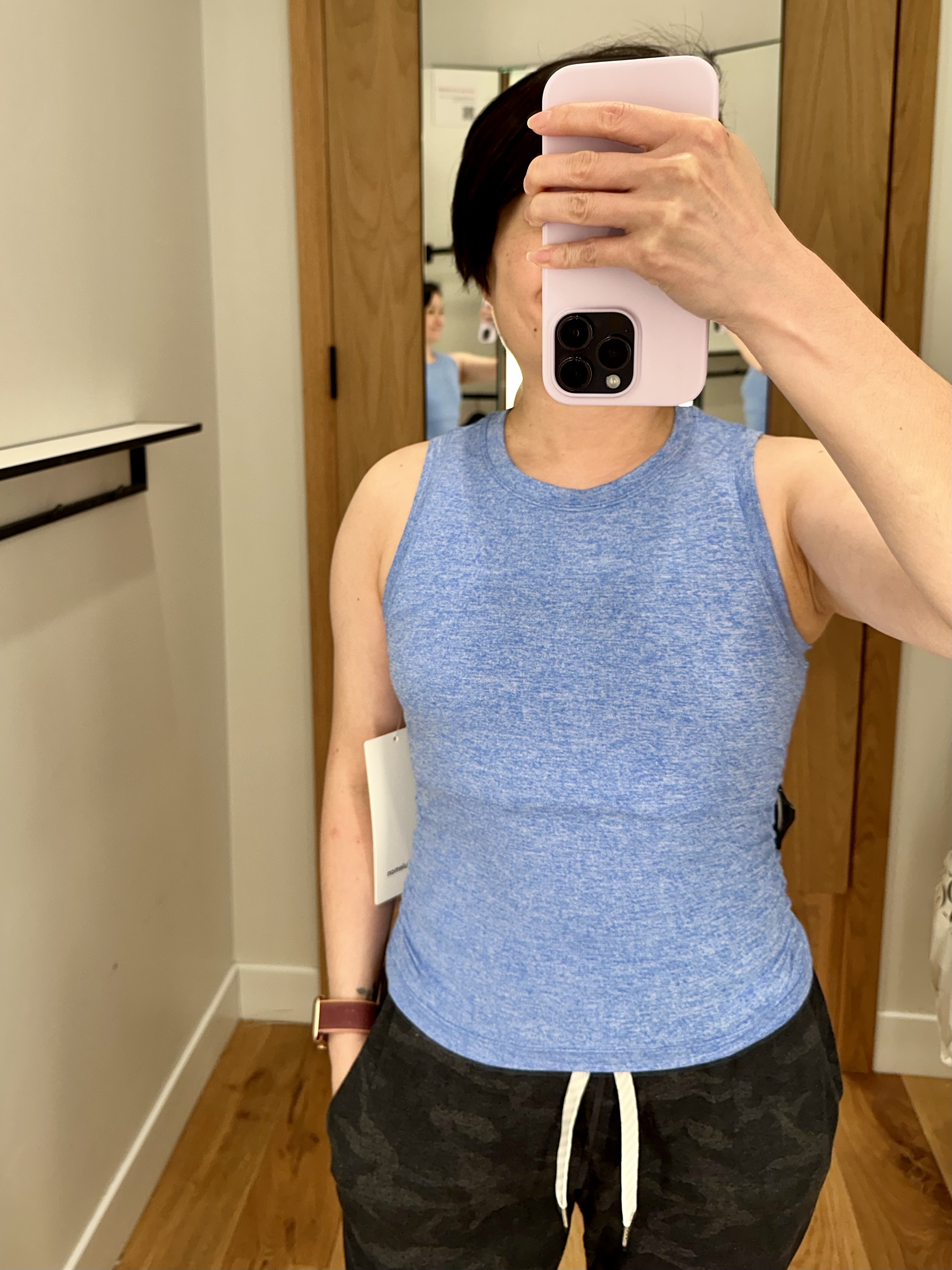 Fit Review Friday! Store Try Ons License To Train Tight Fit Tank,  Reversible Crossover Sweater, Push Your Pace Jacket and Huge WMTM Update!