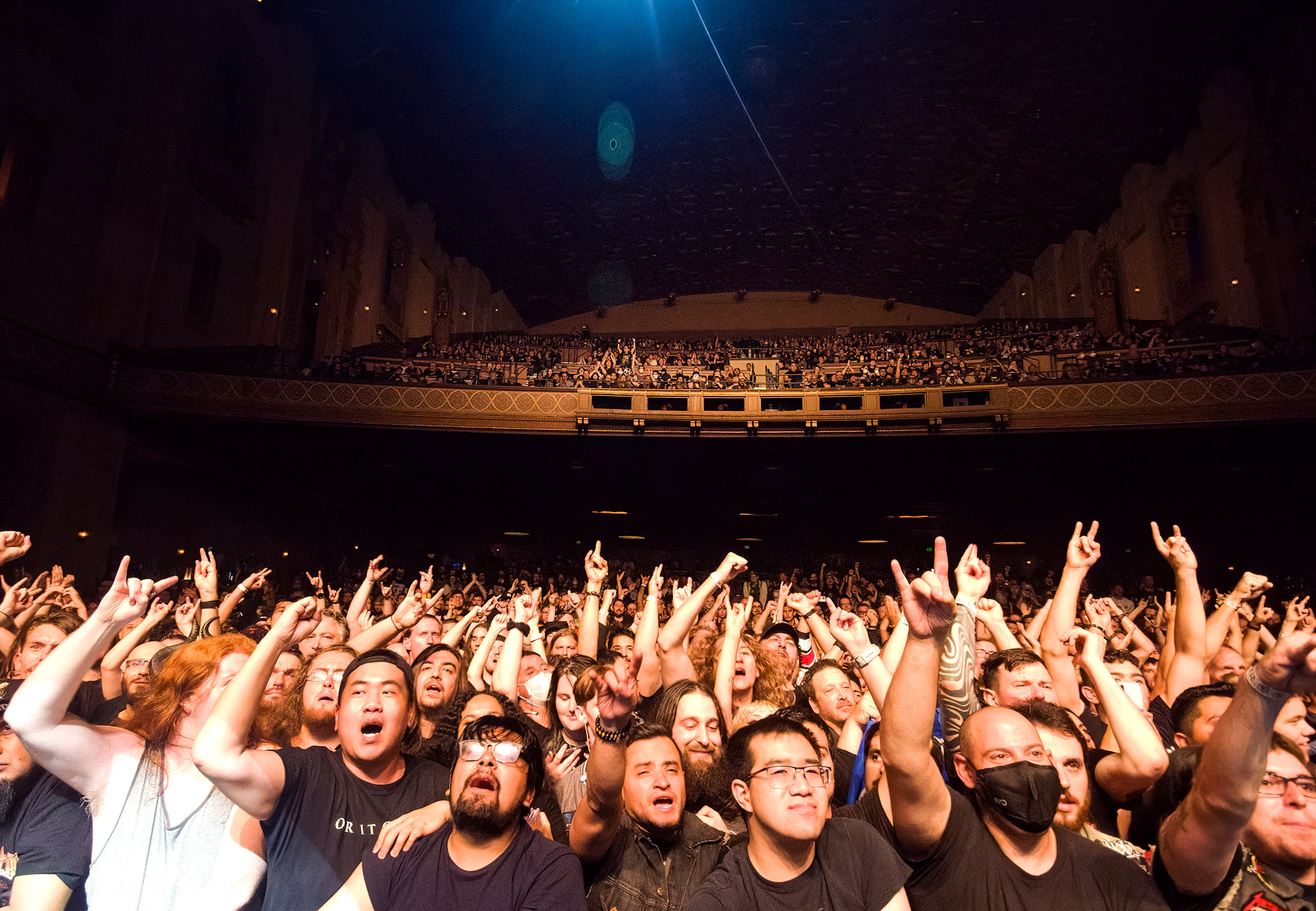 Sabaton crowd @ the Fox Theater (Photo: Sean Reiter)