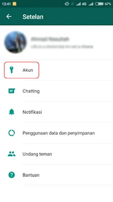 Setelan WhatsApp