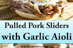 Pulled Pork Sliders with Garlic Aioli