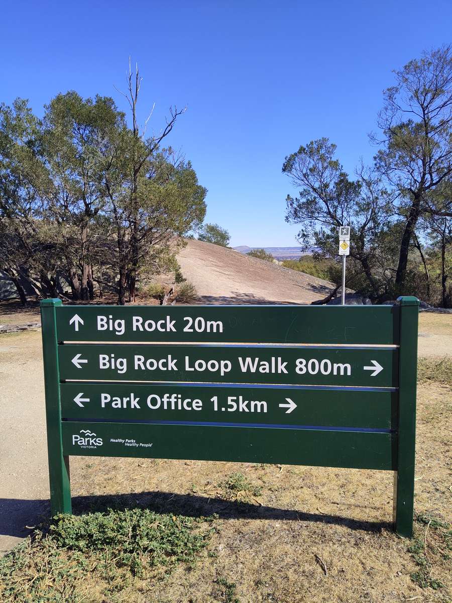 Flinders Peak walk beginning