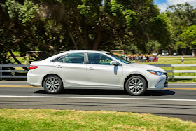 Side view of 2015 Toyota Camry XLE