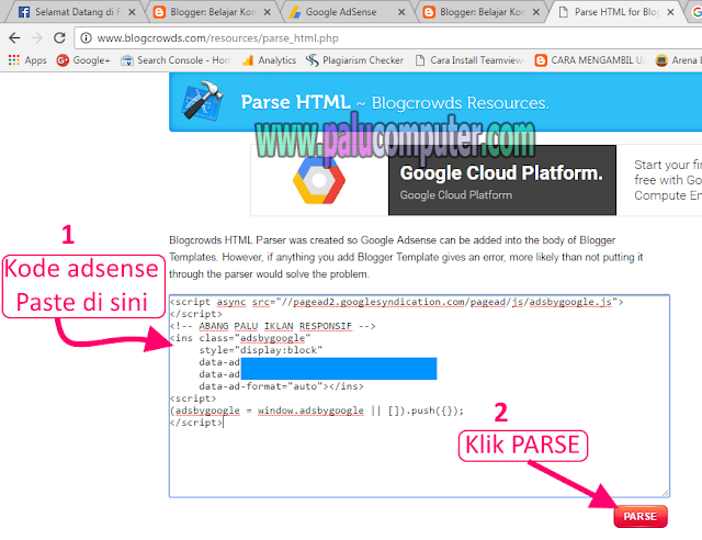 cara parse kode html