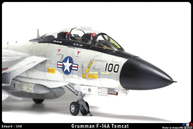 Les derniers détails du F-14A Tomcat d'Eduard au 1/48.