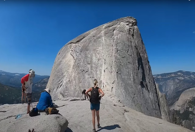 Half Dome Hike trail