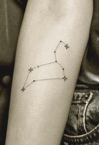 leo zodiac tattoos for women