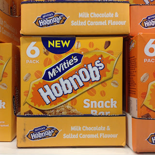 mcvitie's hobnobs milk chocolate and salted caramel flavour snack bars