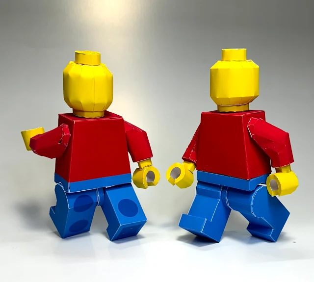 Lego Minifigure Papercraft Figure by Orgamac