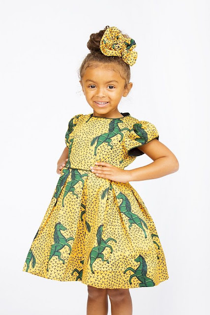 trendy ankara skirts for kids, Ankara Gowns And Flare Skirt For Kids, ankara gowns for little girls, new ankara for kids styles