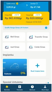 Cara Beli Dan Menabung Emas Di Tamasia Online