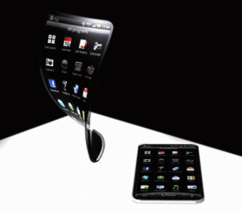 Morphy Pliable Mobile Phone Changes Shape Using Body Heat Seen On www.coolpicturegallery.us