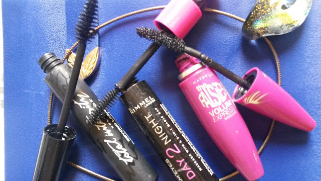 Best Mascara Prestige total intensity , RImmel Day 2 night , Maybelline falsies