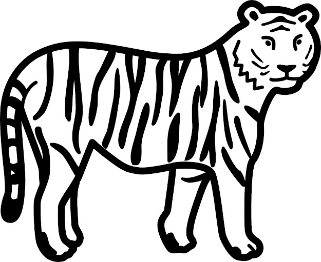 Tiger Coloring Pages