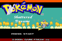 Pokemon Shattered Dreams GBA Cover,Title