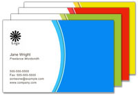 Change bussiness card color schemes