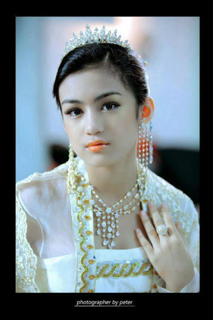 myanmar beautiful model girl yun wati lwin moe