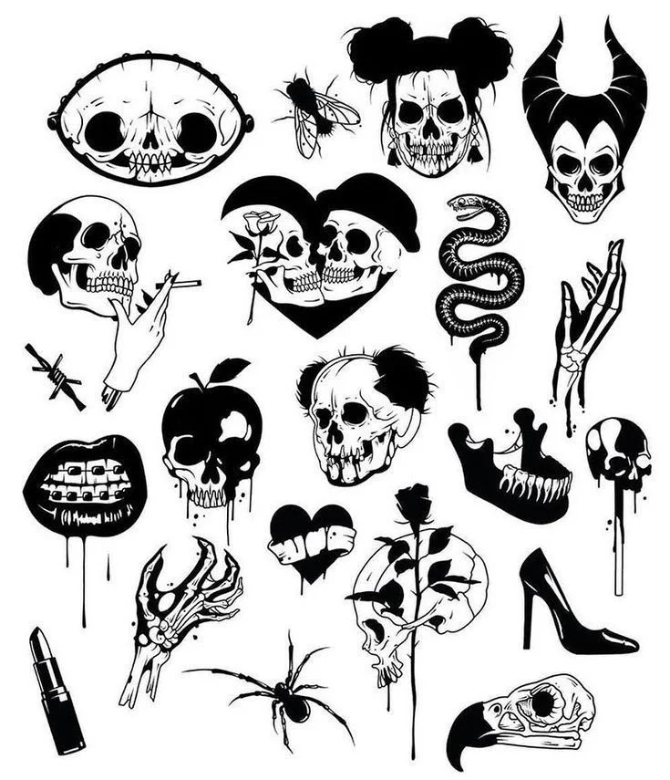 Plantillas de tatuaajes EMO