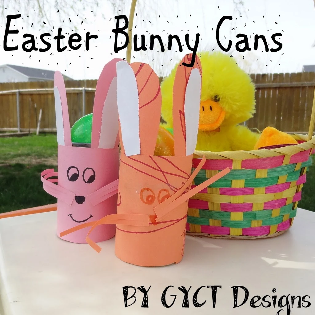 Easter Bunny Cans Craft by GYCT