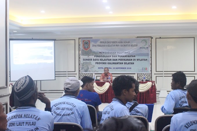 Kelompok Nelayan JLP Binaan Jhonlin Ikuti Pelatihan Pengelolaan dan Pemanfatan Sumberdaya Kelautan Perikanan