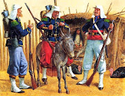 LA BATALLA DE PUEBLA. 5 DE MAYO DE 1862. (soldados franceses en mexico gimp revista)