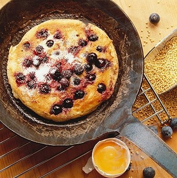Recipe seen below: Blueberry Pancakes (Home Made)