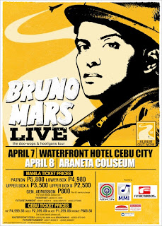 Bruno Mars Concert Philippines - Manila and Cebu: THE ...