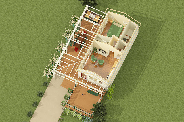 Desain Denah  Rumah  Ala Amerika  Minimalis