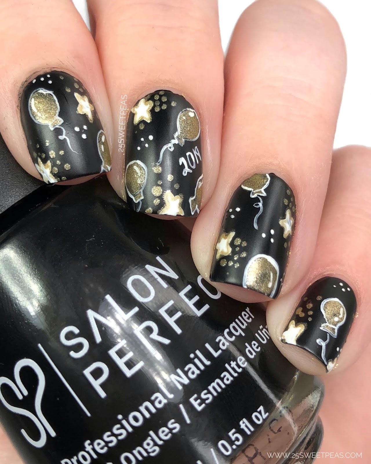 6 New Years Eve Nail Art Ideas 25 Sweetpeas