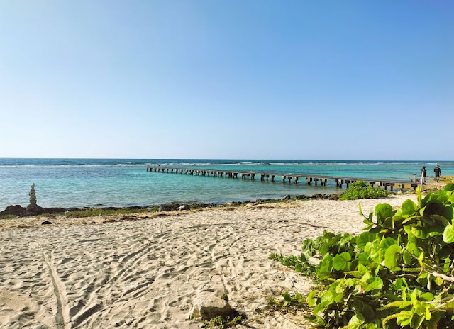 pontile spiaggia Mahahual