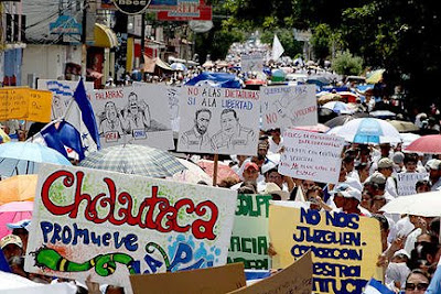 Choluteca, Honduras, anti-Zelaya protesters