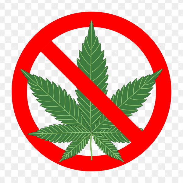 No marihuana png transparente
