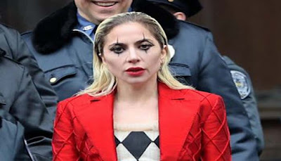 Lady Gaga spotted on set filming Joker 2 in Harley Quinn look