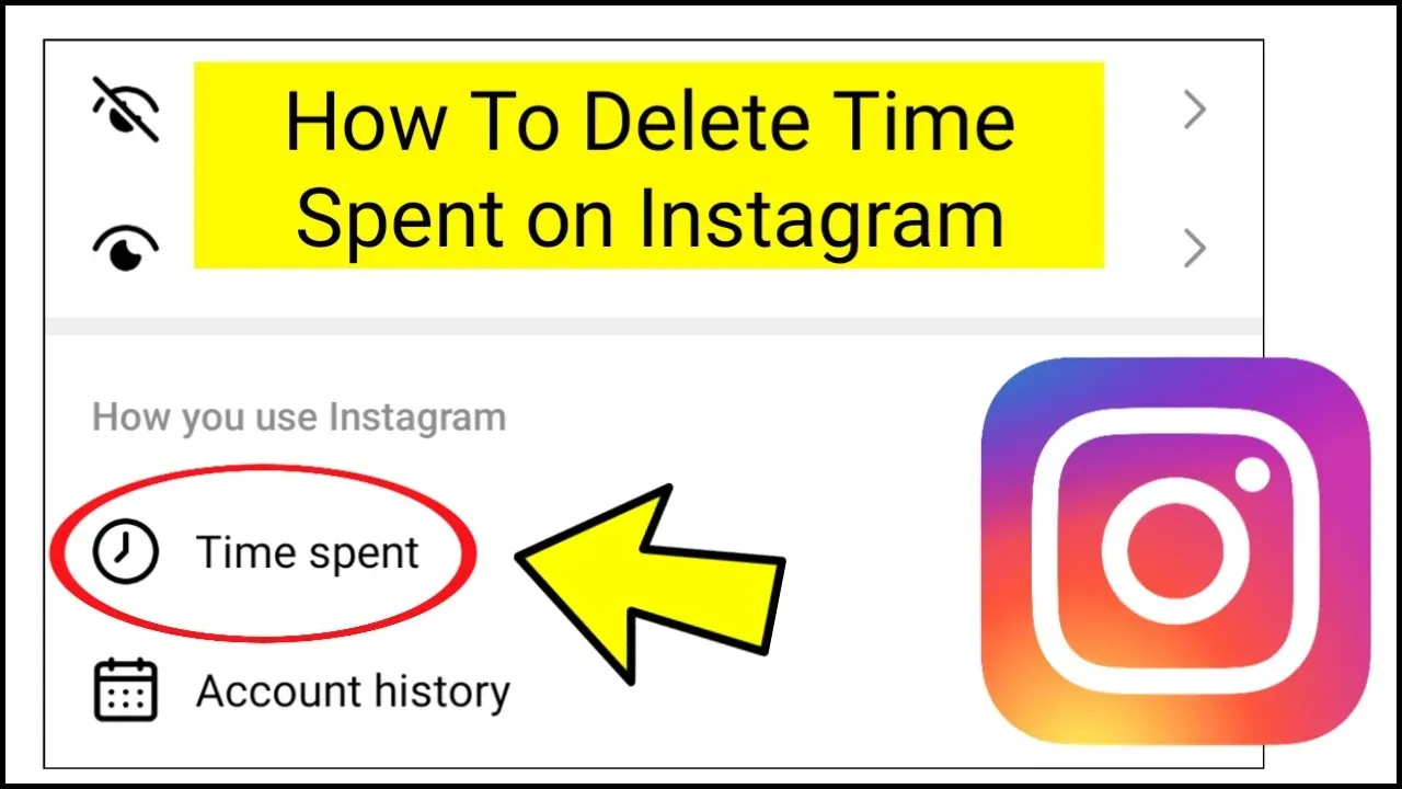 How To Delete Time Spent on Instagram
