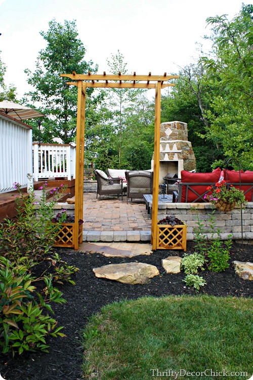 stone patio