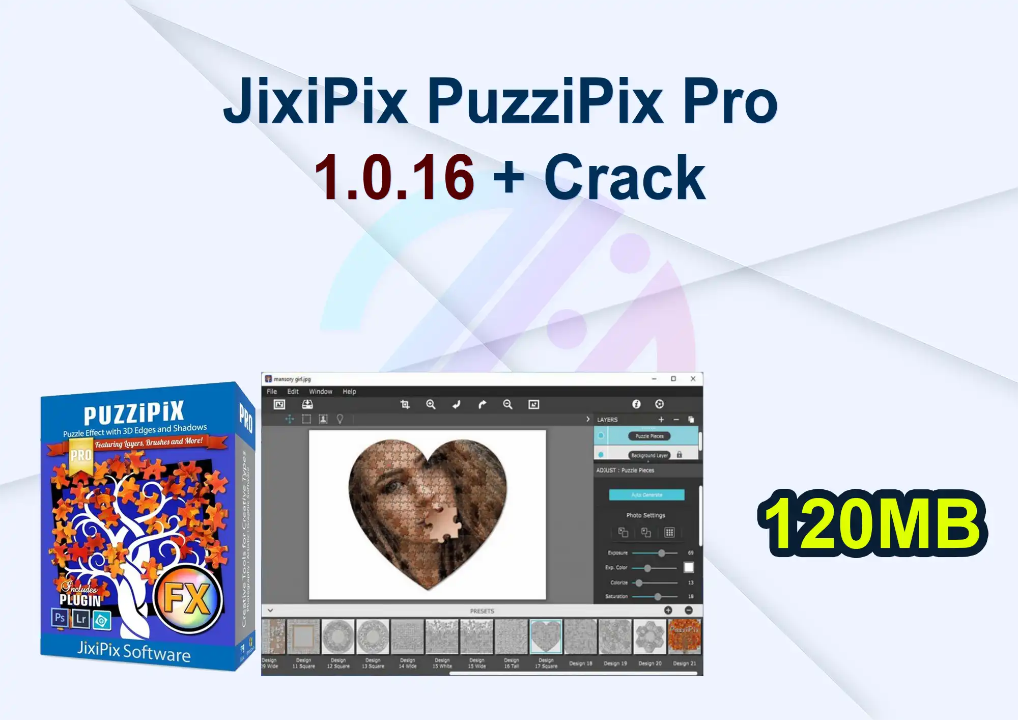 JixiPix PuzziPix Pro 1.0.16 + Crack