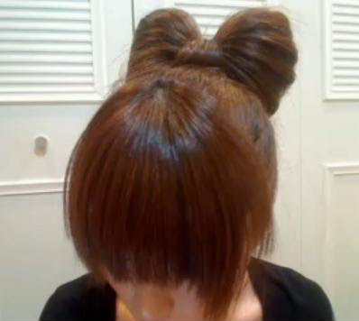 lady gaga hair bow wig. Lady Gaga Hair Bow Tutorial