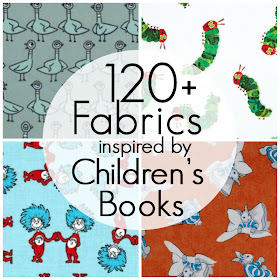 http://www.piecesbypolly.com/2014/04/120-fabrics-inspired-by-childrens-books.html