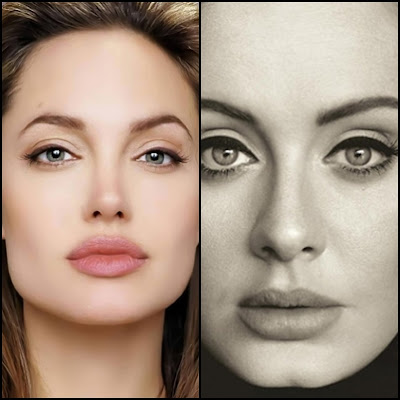 Adele dan Angelina Jolie