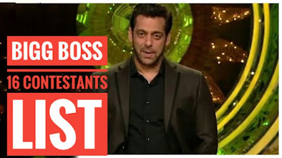 Bigg Boss 16 contestants list || Salman Khan Show Bigg Boss 16,Bigg Boss 16 contestants Name list with Photo