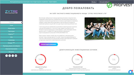 Zytre Investment LTD: обзор и отзывы о zytre.com (HYIP СКАМ)