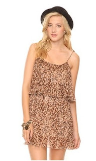 Leopard Pleated Dress